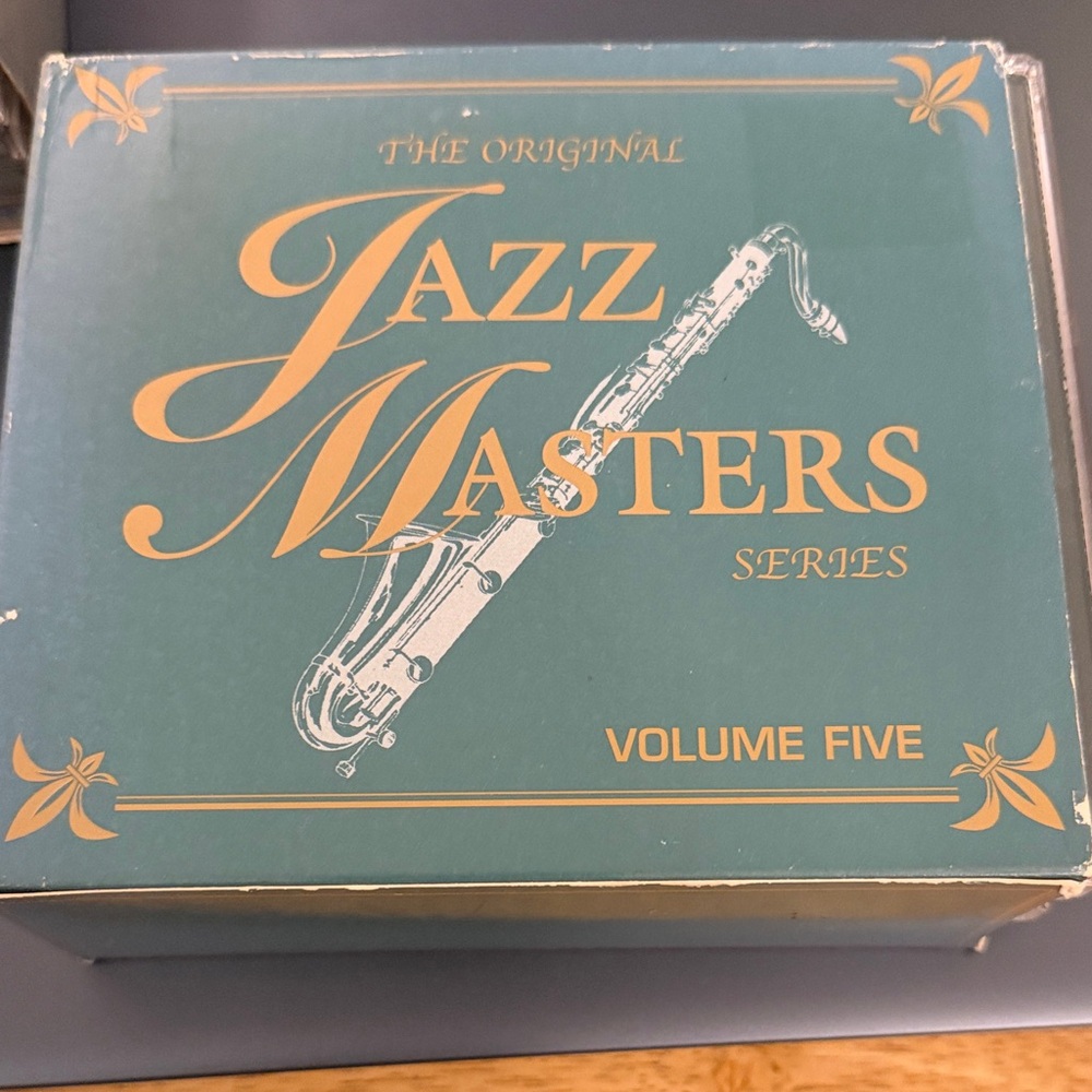Jazz Masters Series Volume Five Collector Box - Teal with Gold Accents